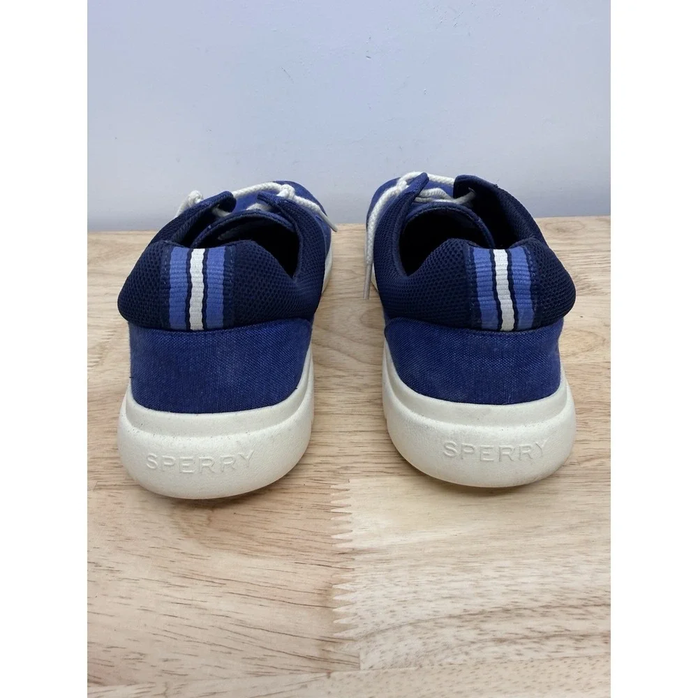 Sperry Men's Captain's MOC Moccasin Blue Chambray‎ Size 10 US #29